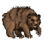 Bear pixelated